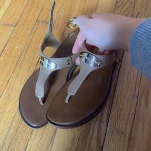 Michael Kors leather sandals